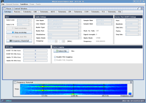Masat-1 Client Software画面